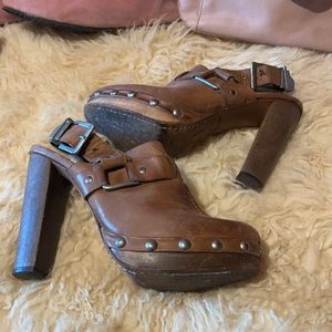 TOPSHOP leather heels